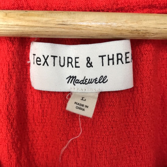 Madewell TeXTURE & Thread tiered sleeve dress - Picture 4 of 11